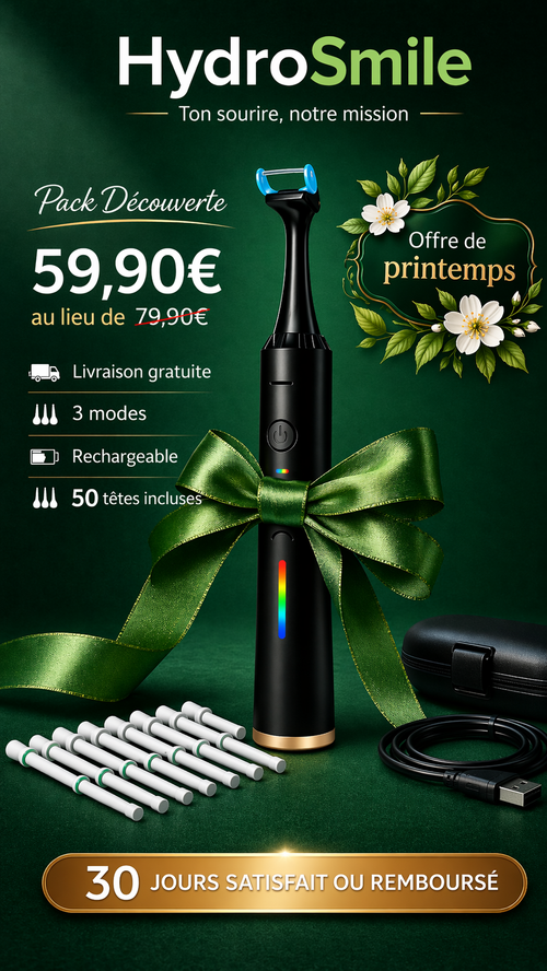 PACK DÉCOUVERTE - Fil dentaire électrique - Hydrosmile